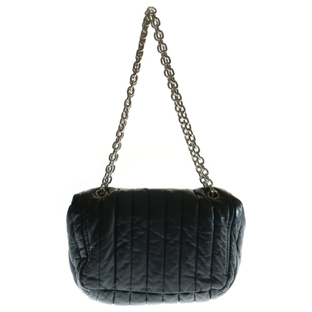 BALENCIAGA MONACO BAG CHAIN Logo Shoulder Black - Picture 2 of 6